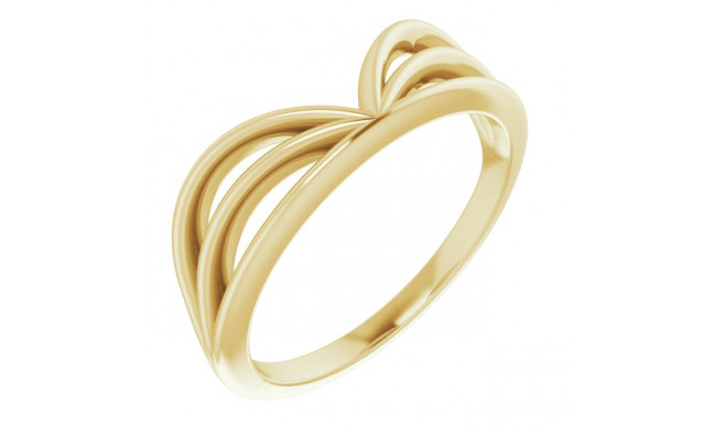 14K Yellow Crown Ring - 51761102P