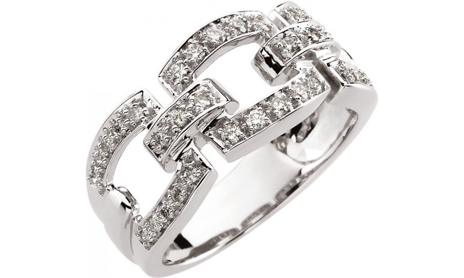 14K White 1/3 CTW Diamond Fashion Ring - 63299294039P