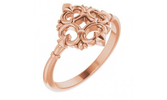 14K Rose Vintage-Inspired Ring - 52011103P