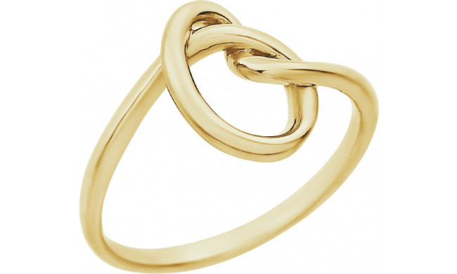 14K Yellow Knot Design Ring - 861771001P