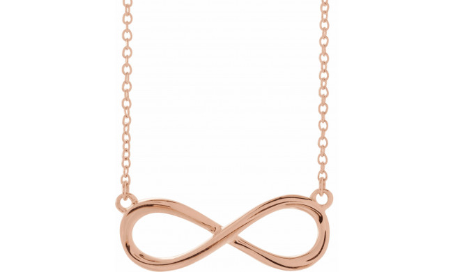14K Rose Infinity-Inspired 18 Necklace - 859471002P