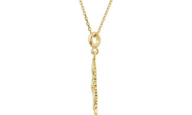 14K Yellow Decorative 18 Necklace - 855951003P