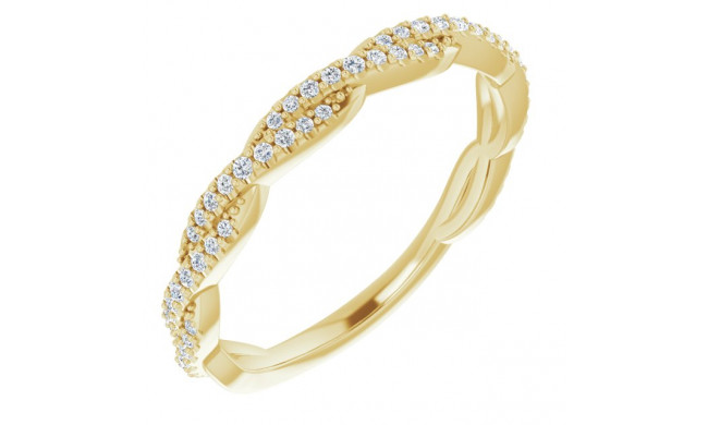 14K Yellow 1/6 CTW Diamond Anniversary Band - 123325601P