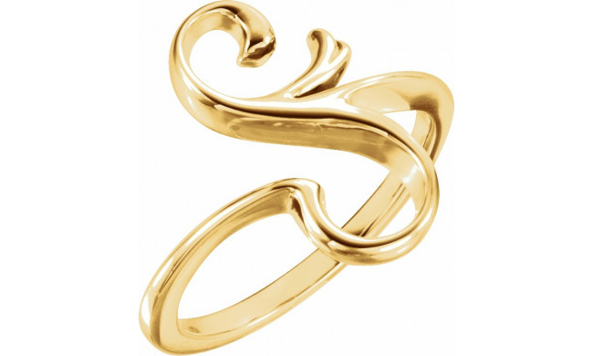 14K Yellow Freeform Ring - 51522102P