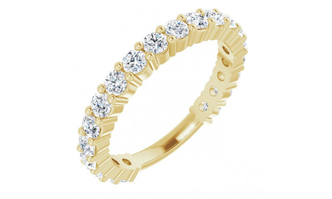 14K Yellow 1 1/5 CTW Diamond Anniversary Band - 1236556009P