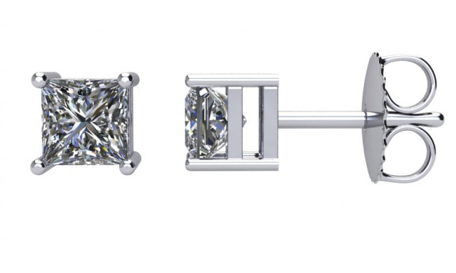 14K White 1 CTW Diamond Earrings - 6286660002P