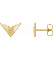 14K Yellow Geometric Earrings - 86822601P
