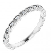 Platinum .08 CTW Diamond Anniversary Band - 123085603P