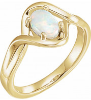 14K Yellow Opal Freeform Ring - 71935601P