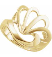 14K Yellow Freeform Ring - 51586273P