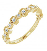 14K Yellow 1/4 CTW Diamond Anniversary Band - 124109601P