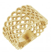 14K Yellow Infinity-Inspired Ring - 51713102P