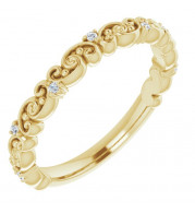 14K Yellow .04 CTW Diamond Anniversary Band - 123283601P
