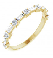 14K Yellow 1/2 CTW Diamond Anniversary Band - 123621601P