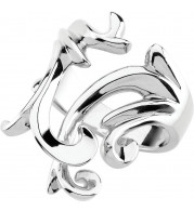 14K White Freeform Ring - 50906109P