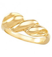 10K Yellow Metal Fashion Ring - 524611208P