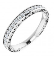 14K White 1/4 CTW Diamond Anniversary Band - 122460605P