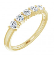 14K Yellow 1/2 CTW Diamond Anniversary Band - 1239706013P