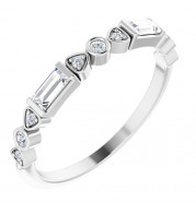 14K White 1/4 CTW Diamond Anniversary Band - 124063600P