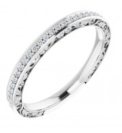 14K White 1/6 CTW Diamond Anniversary Band - 122460600P