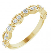 14K Yellow 1/3 CTW Diamond Anniversary Band - 123956601P