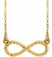 14K Yellow Rope Infinity-Inspired 18 Necklace - 865616001P