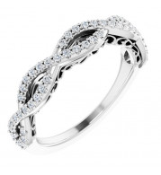 14K White 1/4 CTW Diamond Anniversary Band - 123125600P