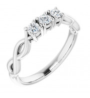 Platinum 3/4 CTW Diamond Anniversary Band - 12286160019P