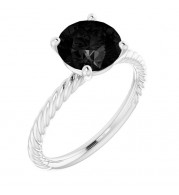 14K White Onyx Ring - 716261678P
