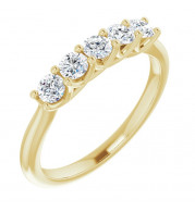 14K Yellow 1/2 CTW Diamond Anniversary Band - 1238736001P