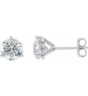 14K White 1/4 CTW Diamond Stud Earrings - 6623360115P