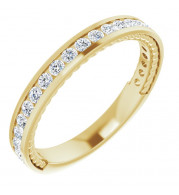 14K Yellow 1/2 CTW Diamond Anniversary Band - 124250601P