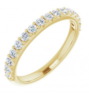 14K Yellow 1/2 CTW Diamond Matching Band - 123792621P