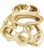 14K Yellow Freeform Ring - 549937122P