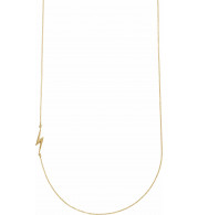 14K Yellow Lightning Bolt 18 Necklace - 86868606P