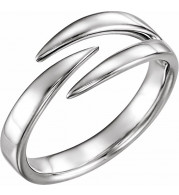 14K White Negative Space Ring - 51706101P