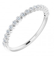 14K White 1/4 CTW Diamond Anniversary Band - 123418600P