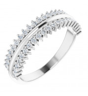14K White 1/3 CTW Diamond Anniversary Band - 123801600P