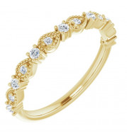 14K Yellow 1/5 CTW Diamond Anniversary Band - 124183601P