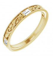 14K Yellow 1/4 CTW Diamond Anniversary Band - 123683601P