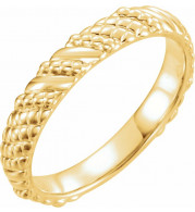 14K Yellow Stackable Ring - 51644107P