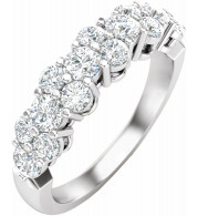 14K White 1 CTW Diamond Anniversary Band - 653561601P