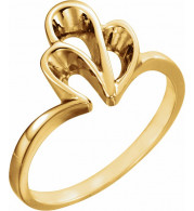 14K Yellow Freeform Remount Ring - 537120388P