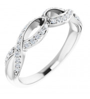 14K White 1/4 CTW Diamond Anniversary Band - 1227826000P