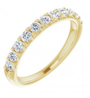 14K Yellow 1/2 CTW Diamond Anniversary Band - 123041605P