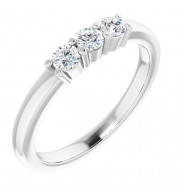 14K White 1/3 CTW Diamond Anniversary Band - 1239756001P