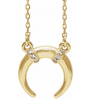14K Yellow .025 CTW Diamond 16-18 Necklace - 86624601P