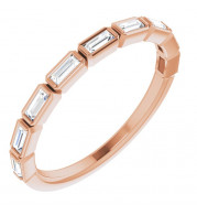 14K Rose 1/4 CTW Diamond Anniversary Band - 123020602P