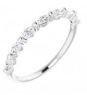 14K White 1/3 CTW Diamond Anniversary Band - 1236026001P