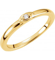 14K Yellow .025 CTW Diamond Stackable Ring - 6506360003P